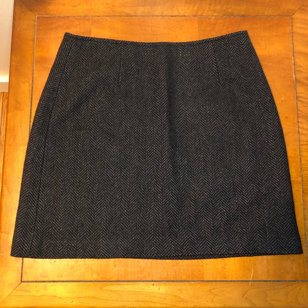 J crew wool skirt